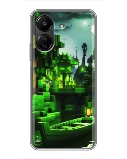 Чохол для Xiaomi POCO C65 з картинкою «Minecraft лісовий пейзаж» Чохол для Xiaomi POCO C65 з картинкою «Minecraft лісовий пейзаж»