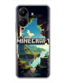 Чохол для Xiaomi POCO C65 з картинкою «Печера Майнкрафт» Чохол для Xiaomi POCO C65 з картинкою «Печера Майнкрафт»