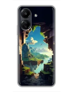 Чохол для Xiaomi POCO C65 з картинкою «Вид з печери»