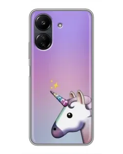 Чохол для Xiaomi POCO C65 з картинкою «Єдиноріг градієнт»