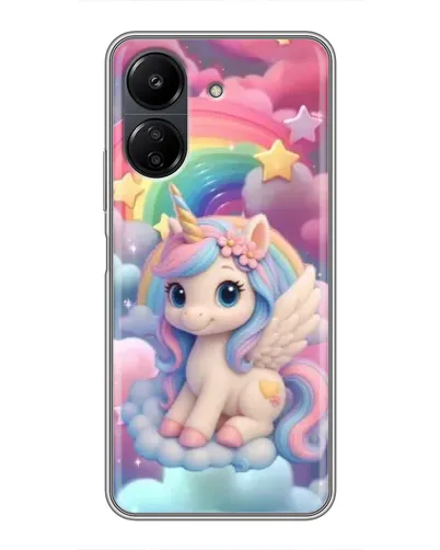 Чохол для Xiaomi POCO C65 з картинкою «Маленький єдиноріг» Чохол для Xiaomi POCO C65 з картинкою «Маленький єдиноріг»