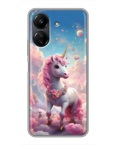 Чохол для Xiaomi POCO C65 з картинкою «Єдиноріг серед хмар» Чохол для Xiaomi POCO C65 з картинкою «Єдиноріг серед хмар»