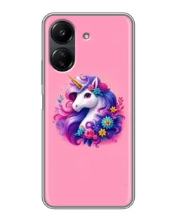 Чохол для Xiaomi POCO C65 з картинкою «Казковий єдиноріг»