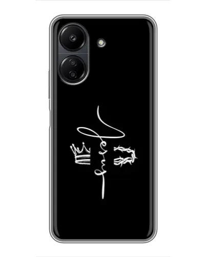 Чохол для Xiaomi POCO C65 з картинкою «Король Слави Jesus»