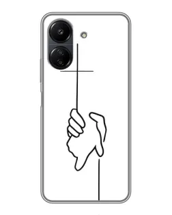 Чохол для Xiaomi POCO C65 з картинкою «Рука тримає» Чохол для Xiaomi POCO C65 з картинкою «Рука тримає»