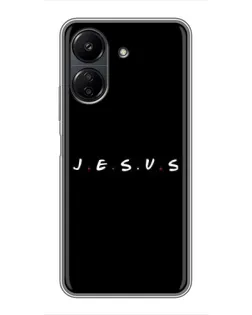 Чохол для Xiaomi POCO C65 з картинкою «Крапки віри J.E.S.U.S.»