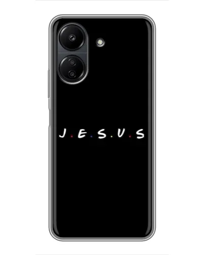 Чохол для Xiaomi POCO C65 з картинкою «Крапки віри J.E.S.U.S.»