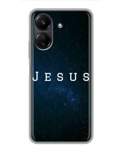 Чохол для Xiaomi POCO C65 з картинкою «Зоряне небо Jesus»
