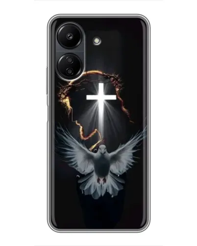 Чохол для Xiaomi POCO C65 з картинкою «Голуб та Світло»