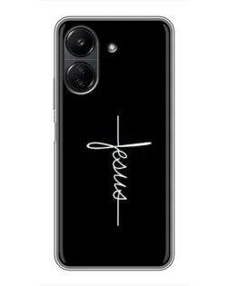 Чохол для Xiaomi POCO C65 з картинкою «Тонка лінія віри»