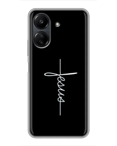 Чохол для Xiaomi POCO C65 з картинкою «Тонка лінія віри»