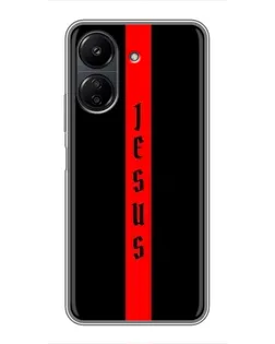 Чохол для Xiaomi POCO C65 з картинкою «Червона лінія віри»