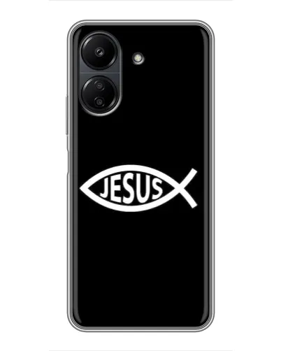 Чохол для Xiaomi POCO C65 з картинкою «Класичний Jesus»
