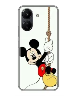 Чехол для Xiaomi POCO C65 с картинкой «Mickey на канате»