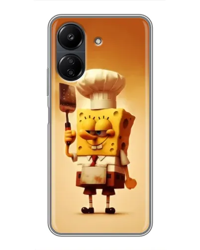 Чохол для Xiaomi POCO C65 з картинкою «Губка Боб кухар» Чохол для Xiaomi POCO C65 з картинкою «Губка Боб кухар»
