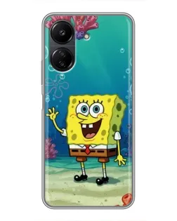 Чохол для Xiaomi POCO C65 з картинкою «Підводний привіт»