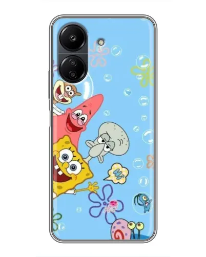 Чохол для Xiaomi POCO C65 з картинкою «Веселі бульбашки» Чохол для Xiaomi POCO C65 з картинкою «Веселі бульбашки»