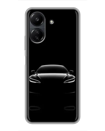 Чохол для Xiaomi POCO C65 з картинкою «Силует Tesla Night» Чохол для Xiaomi POCO C65 з картинкою «Силует Tesla Night»