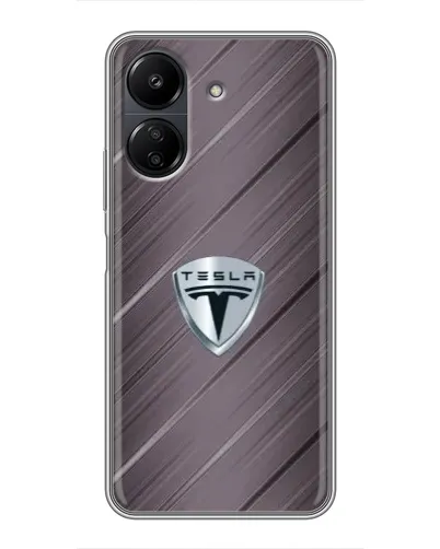 Чохол для Xiaomi POCO C65 з картинкою «Металева текстура Tesla» Чохол для Xiaomi POCO C65 з картинкою «Металева текстура Tesla»