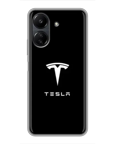 Чохол для Xiaomi POCO C65 з картинкою «Tesla White Logo» Чохол для Xiaomi POCO C65 з картинкою «Tesla White Logo»