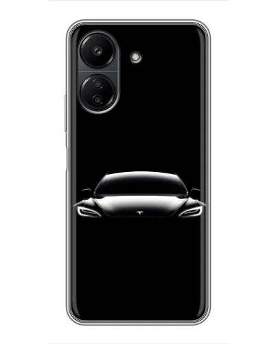 Чохол для Xiaomi POCO C65 з картинкою «Фари Tesla Night» Чохол для Xiaomi POCO C65 з картинкою «Фари Tesla Night»