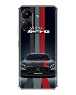 Чохол для Xiaomi POCO C65 з картинкою «Mercedes — білий карбон» Чохол для Xiaomi POCO C65 з картинкою «Mercedes — білий карбон»