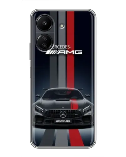 Чохол для Xiaomi POCO C65 з картинкою «Mercedes — білий карбон» Чохол для Xiaomi POCO C65 з картинкою «Mercedes — білий карбон»