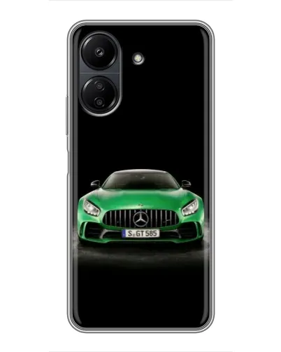 Чохол для Xiaomi POCO C65 з картинкою «Mercedes — неоновий лого» Чохол для Xiaomi POCO C65 з картинкою «Mercedes — неоновий лого»