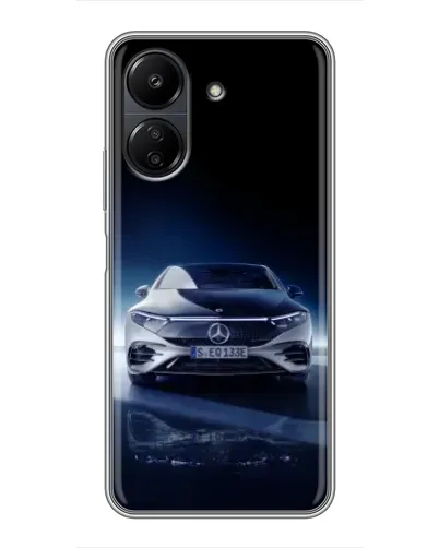 Чохол для Xiaomi POCO C65 з картинкою «Нічний Mercedes EQ» Чохол для Xiaomi POCO C65 з картинкою «Нічний Mercedes EQ»