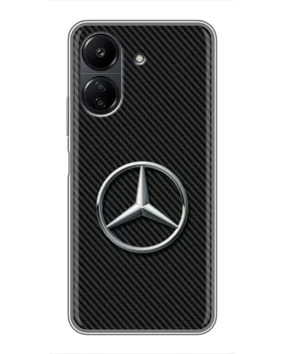 Чохол для Xiaomi POCO C65 з картинкою «Карбоновий Mercedes стиль» Чохол для Xiaomi POCO C65 з картинкою «Карбоновий Mercedes стиль»