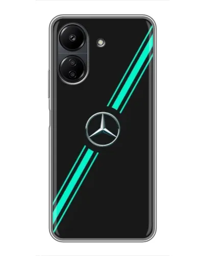 Чехол для Xiaomi POCO C65 с картинкой «Спортивные линии Mercedes» Чехол для Xiaomi POCO C65 с картинкой «Спортивные линии Mercedes»