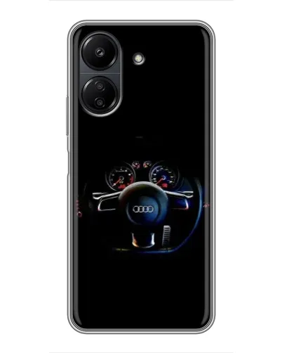 Чохол для Xiaomi POCO C65 з картинкою «Салон Audi — кермо» Чохол для Xiaomi POCO C65 з картинкою «Салон Audi — кермо»