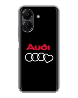 Чохол для Xiaomi POCO C65 з картинкою «Логотип Audi Heart» Чохол для Xiaomi POCO C65 з картинкою «Логотип Audi Heart»