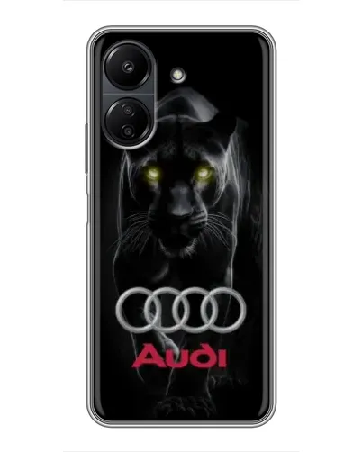 Чохол для Xiaomi POCO C65 з картинкою «Пантера та Audi» Чохол для Xiaomi POCO C65 з картинкою «Пантера та Audi»