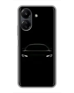 Чохол для Xiaomi POCO C65 з картинкою «Погляд Audi у темряві»