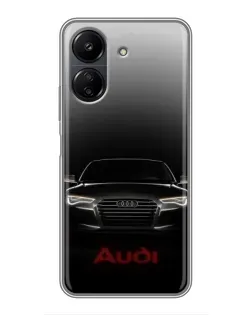 Чохол для Xiaomi POCO C65 з картинкою «Audi — градієнтний контур»