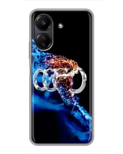 Чохол для Xiaomi POCO C65 з картинкою «Енергія лого Audi» Чохол для Xiaomi POCO C65 з картинкою «Енергія лого Audi»