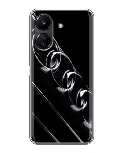 Чохол для Xiaomi POCO C65 з картинкою «Audi — абстрактні кільця» Чохол для Xiaomi POCO C65 з картинкою «Audi — абстрактні кільця»