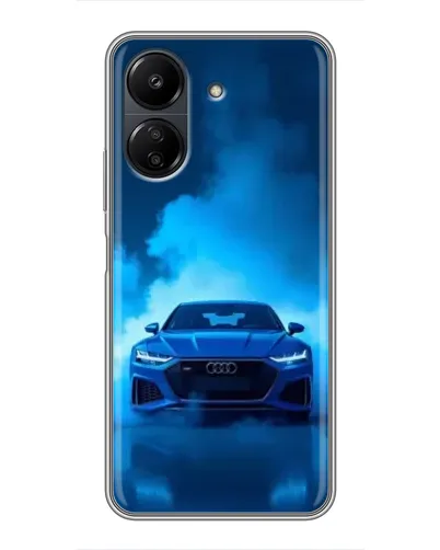 Чохол для Xiaomi POCO C65 з картинкою «Audi — блакитна енергія» Чохол для Xiaomi POCO C65 з картинкою «Audi — блакитна енергія»