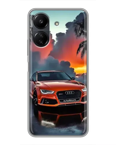 Чохол для Xiaomi POCO C65 з картинкою «Audi — захід сонця» Чохол для Xiaomi POCO C65 з картинкою «Audi — захід сонця»