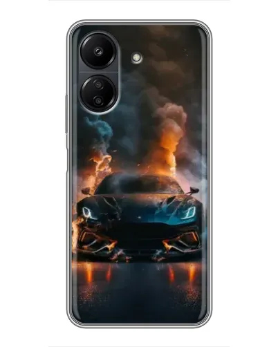 Чохол для Xiaomi POCO C65 з картинкою «Lamborghini димна естетика» Чохол для Xiaomi POCO C65 з картинкою «Lamborghini димна естетика»