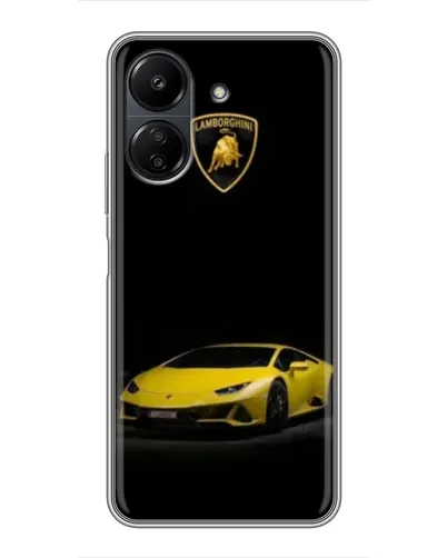 Чохол для Xiaomi POCO C65 з картинкою «Lamborghini жовтий акцент» Чохол для Xiaomi POCO C65 з картинкою «Lamborghini жовтий акцент»