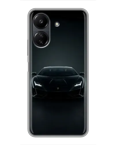 Чохол для Xiaomi POCO C65 з картинкою «Чорний Lamborghini Aventador» Чохол для Xiaomi POCO C65 з картинкою «Чорний Lamborghini Aventador»
