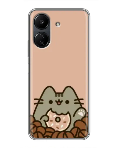 Чохол для Xiaomi POCO C65 з картинкою «Кавовий Пушин» Чохол для Xiaomi POCO C65 з картинкою «Кавовий Пушин»