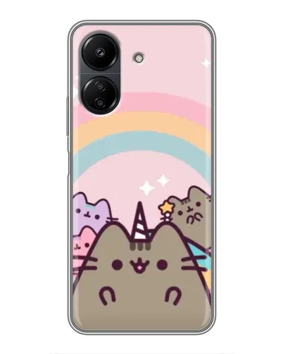 Чохол для Xiaomi POCO C65 з картинкою «Єдиноріг Pusheen» Чохол для Xiaomi POCO C65 з картинкою «Єдиноріг Pusheen»