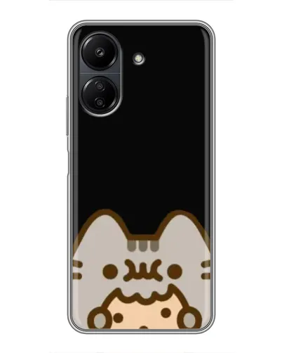 Чохол для Xiaomi POCO C65 з картинкою «Пушин на чорному» Чохол для Xiaomi POCO C65 з картинкою «Пушин на чорному»