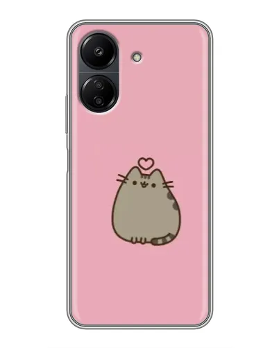 Чохол для Xiaomi POCO C65 з картинкою «Pusheen серце» Чохол для Xiaomi POCO C65 з картинкою «Pusheen серце»