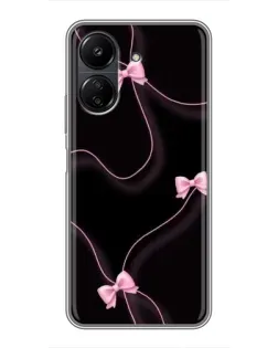 Чохол для Xiaomi POCO C65 з картинкою «Рожеві стрічки»