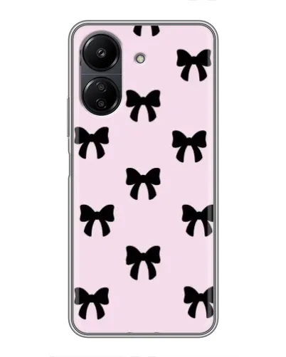 Чохол для Xiaomi POCO C65 з картинкою «Чорні банти Coquette» Чохол для Xiaomi POCO C65 з картинкою «Чорні банти Coquette»