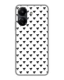 Чохол для Xiaomi POCO C65 з картинкою «Міні-бантики»